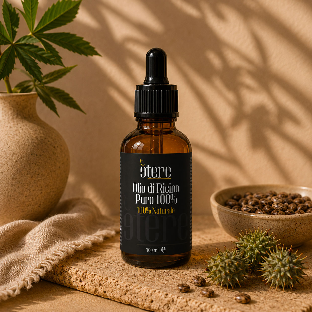 Olio di ricino puro - 100 ml